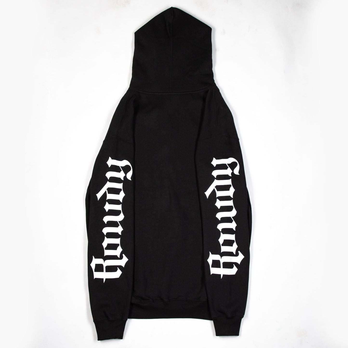 ROWDY MEN’S BLACK GRAPHIC HOODIE
