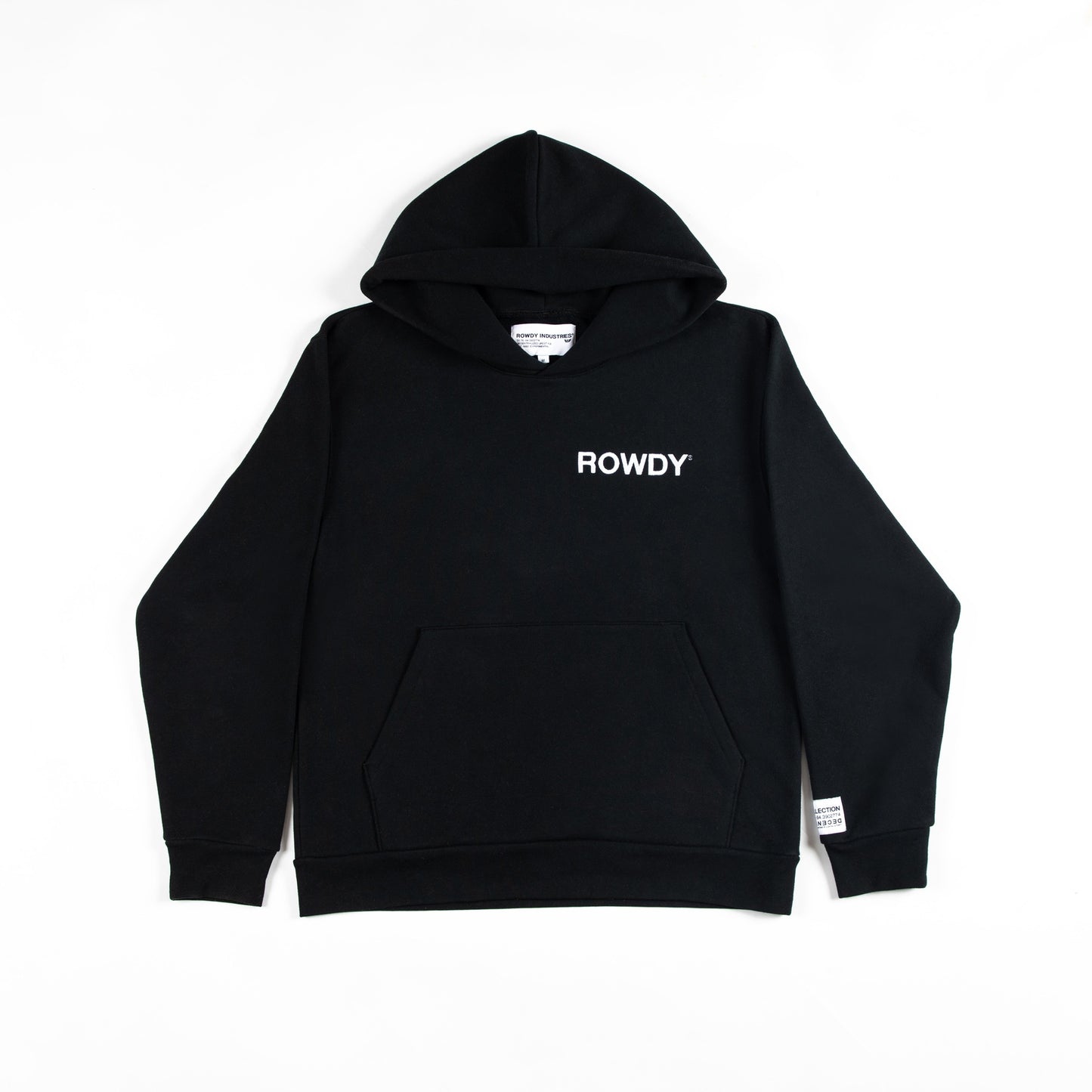 ROWDY BLACK HOODIE