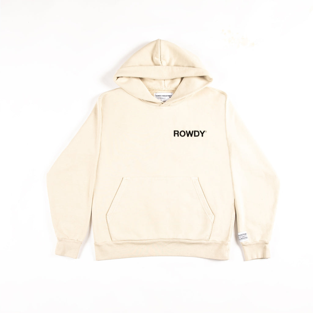 ROWDY BEIGE HOODIE
