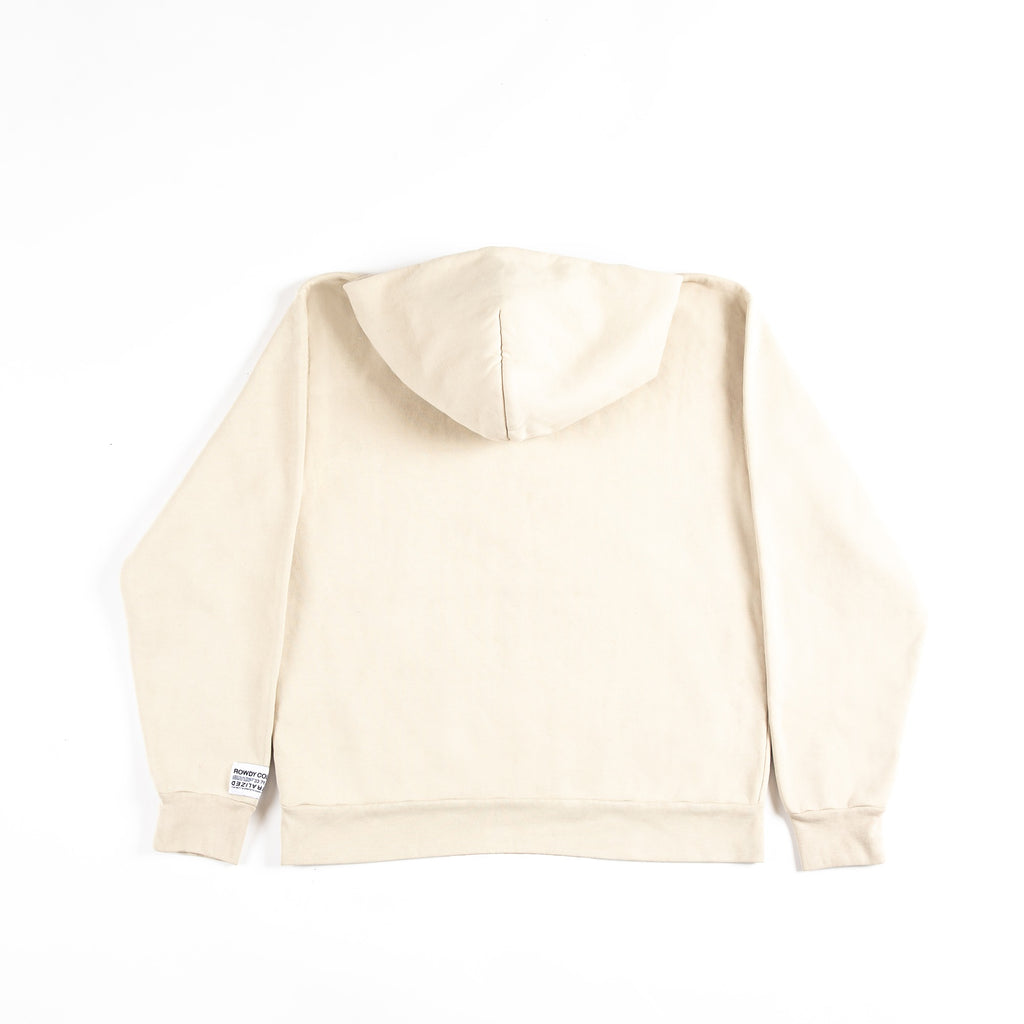 ROWDY BEIGE HOODIE