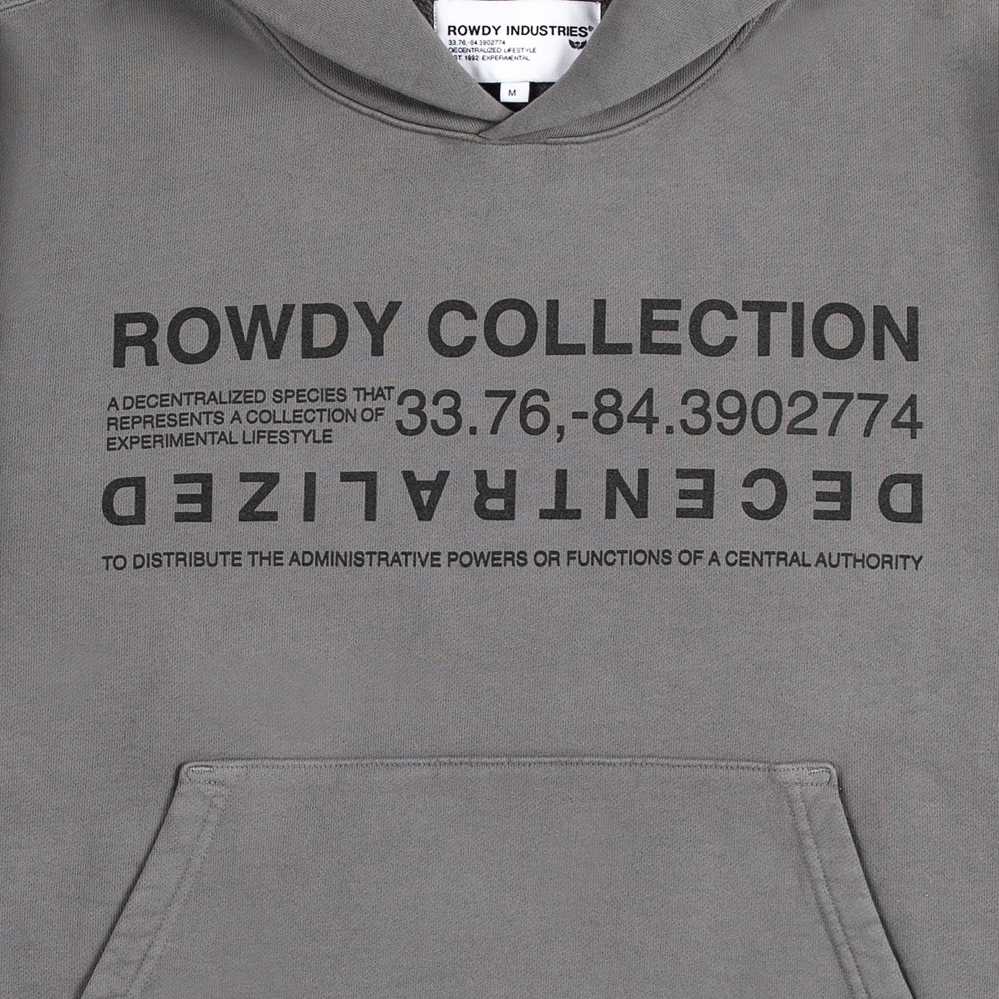 DECENTRALIZED HOODIE – GREY