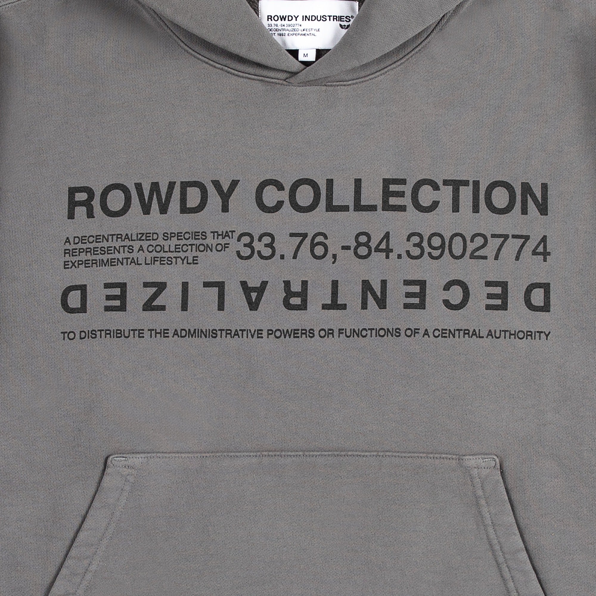 DECENTRALIZED HOODIE – GREY