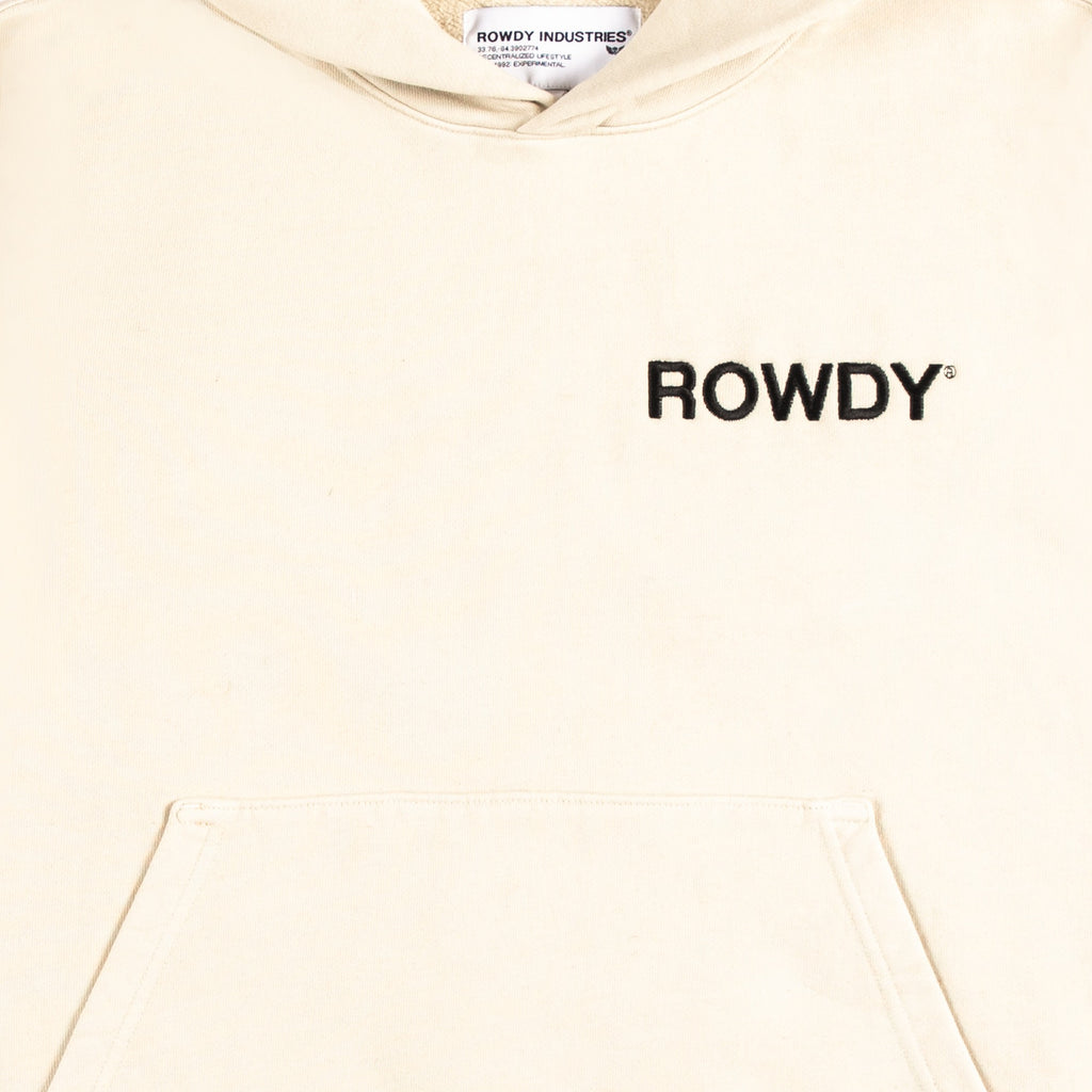 ROWDY BEIGE HOODIE