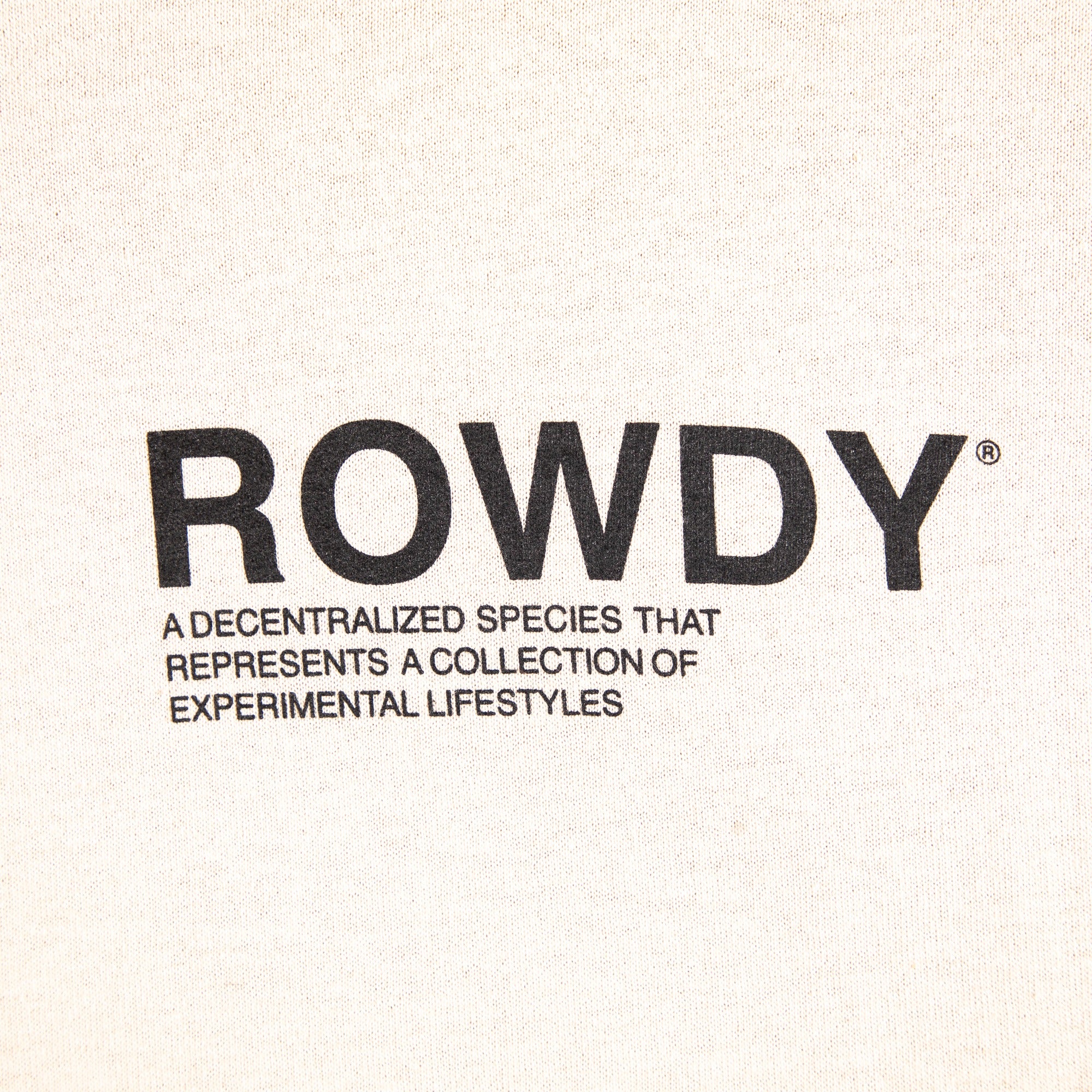 ROWDY BEIGE T-SHIRT