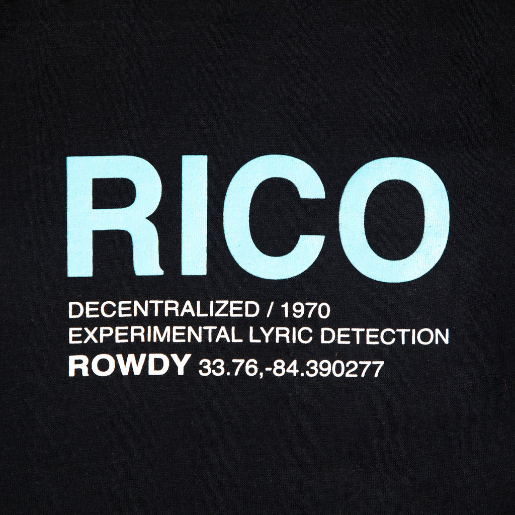ROWDY RICO T-SHIRT BLACK