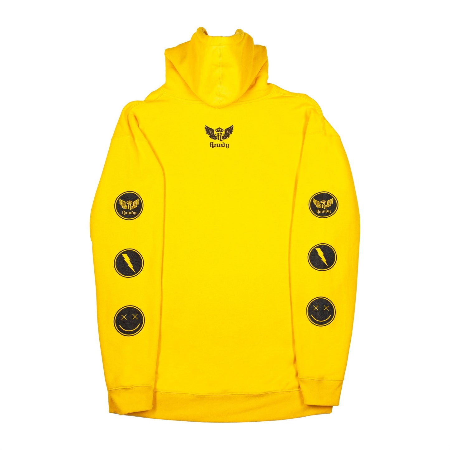 MEN’S “LOVE” YELLOW GRAPHIC HOODIE