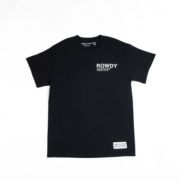 ROWDY BLACK T-SHIRT