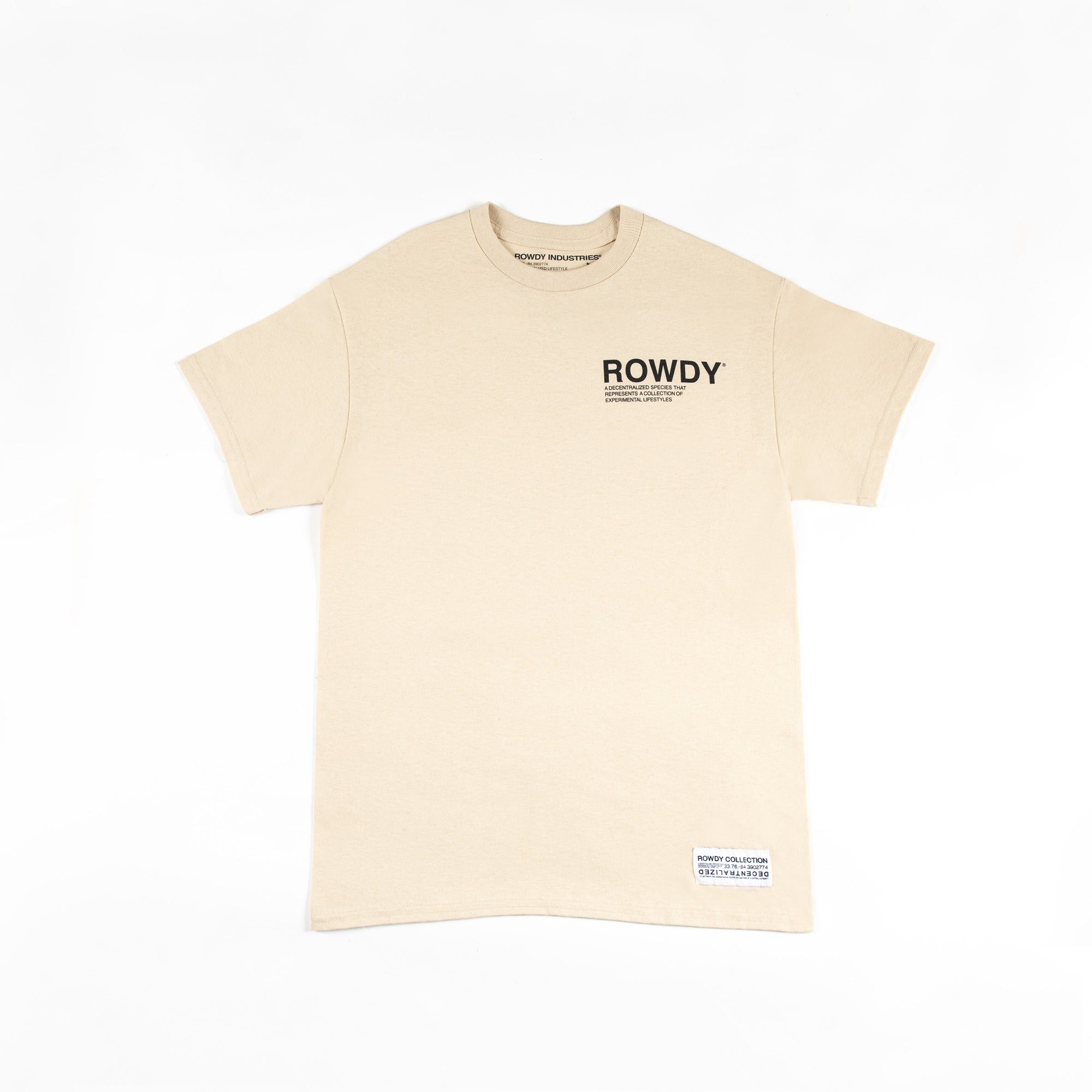ROWDY BEIGE T-SHIRT