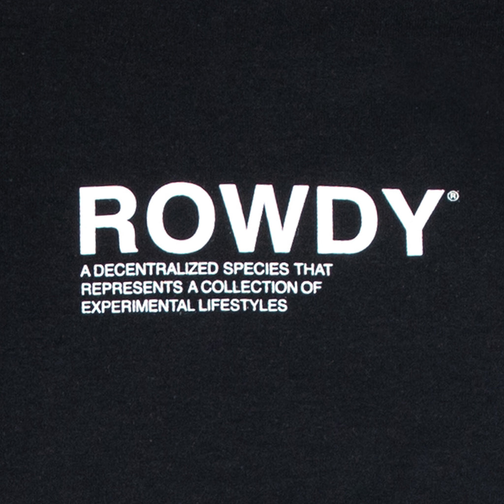 ROWDY BLACK T-SHIRT