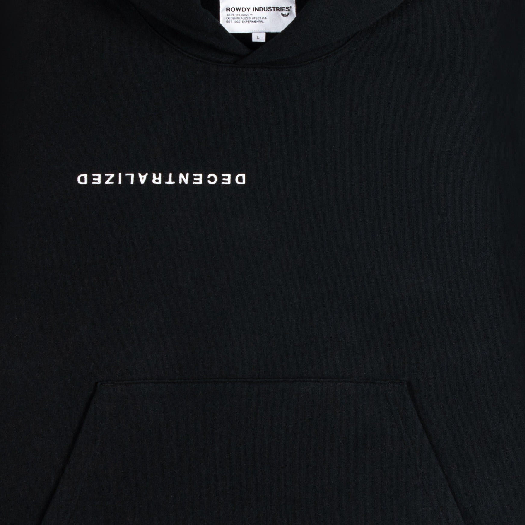 DECENTRALIZED HOODIE – BLACK