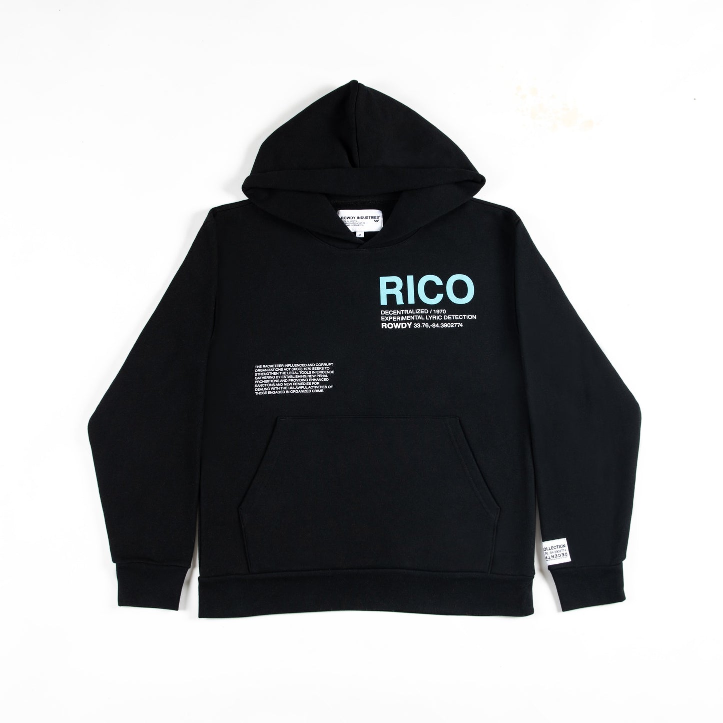 ROWDY RICO HOODIE BLACK