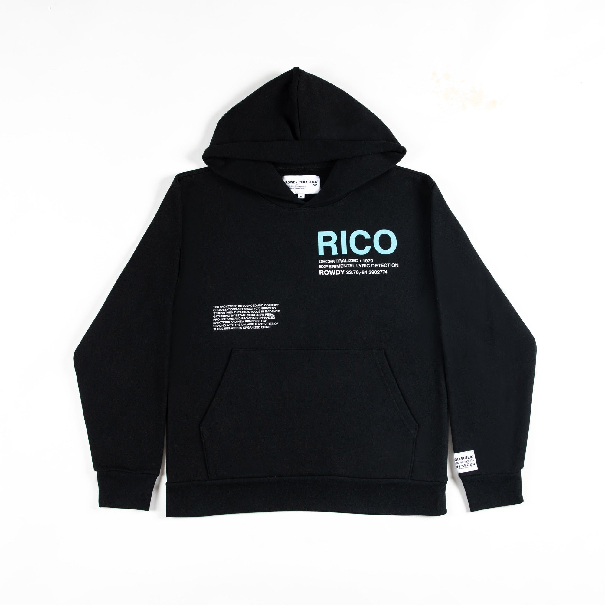 ROWDY RICO HOODIE BLACK